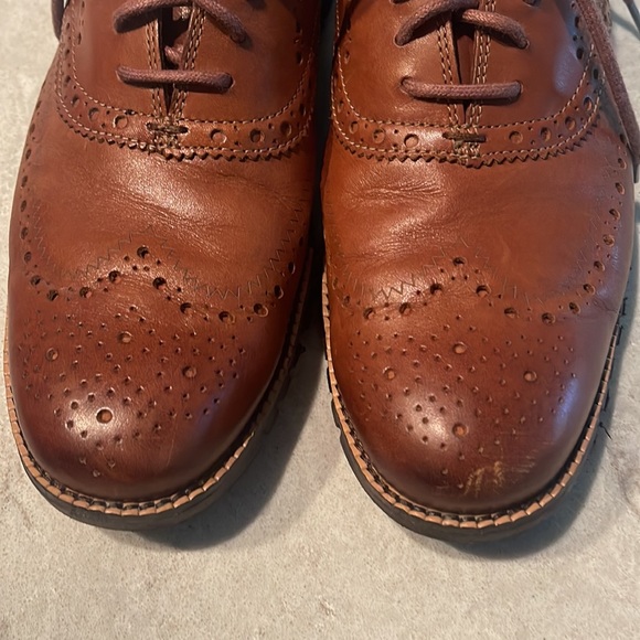 Cole Haan ZeroGrand Wing Oxford Shoe for men in size 8M. British tan Java color - Picture 6 of 6